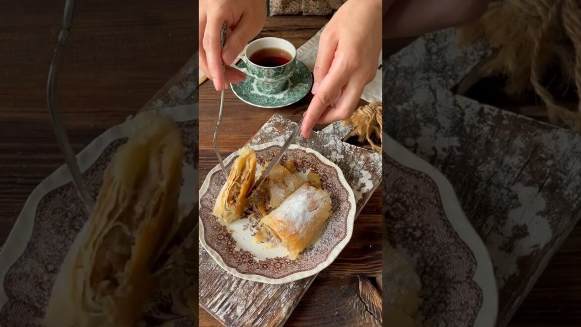 Apple Strudel/Elmalı Strudel ~ASMR~