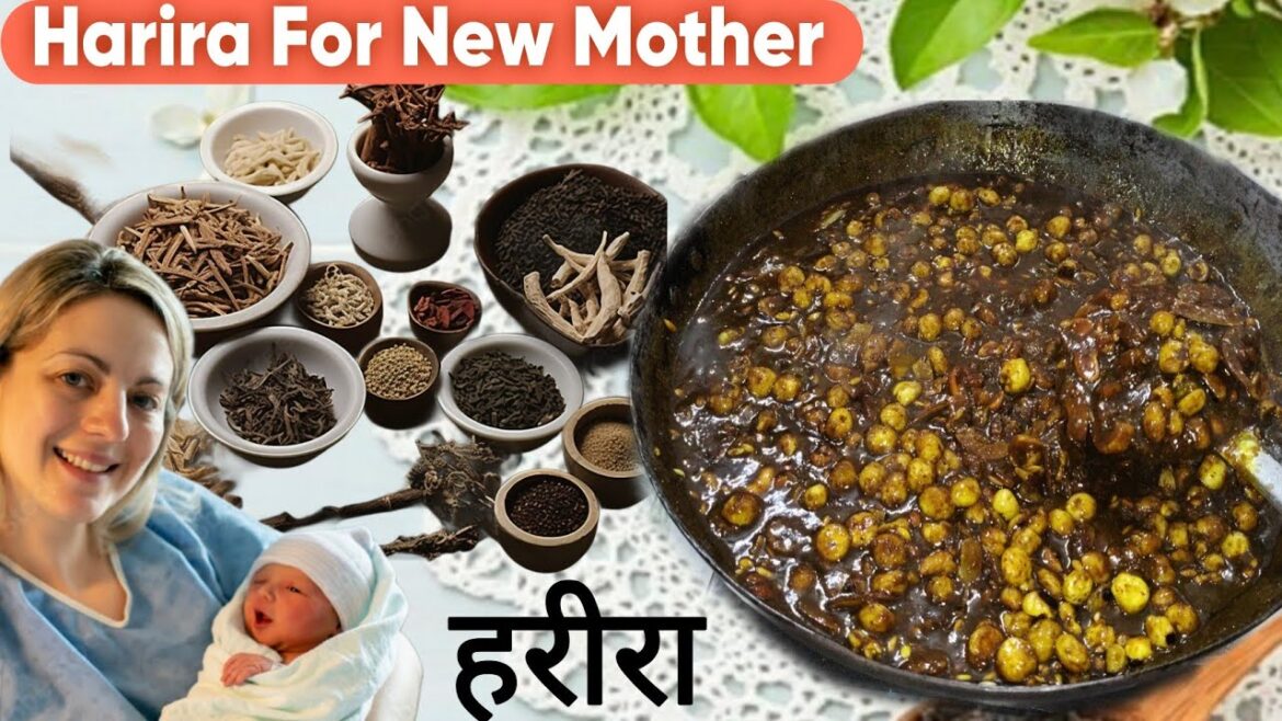 हरीरा रेसिपी | हरीरा बनाने का सही तरीका | Harira Recipe For New Mother | winter sweet dish recipe