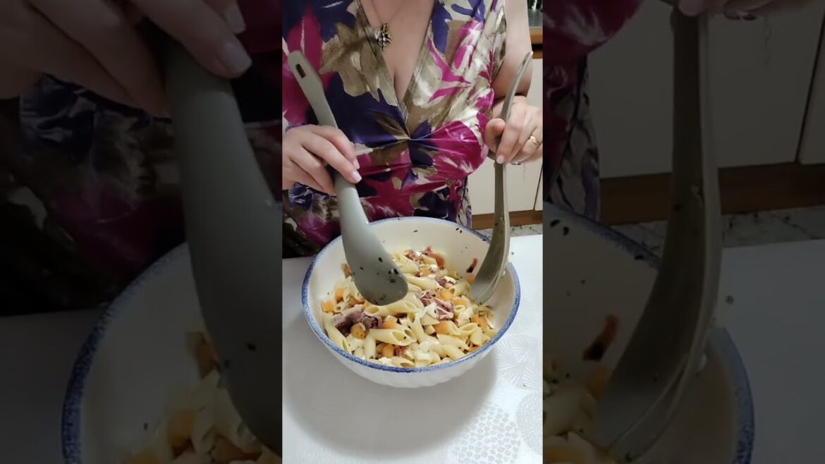 Pennette Fredde Prosciutto e Melone | L'Insalata di Pasta Estiva che non ti Aspetti!