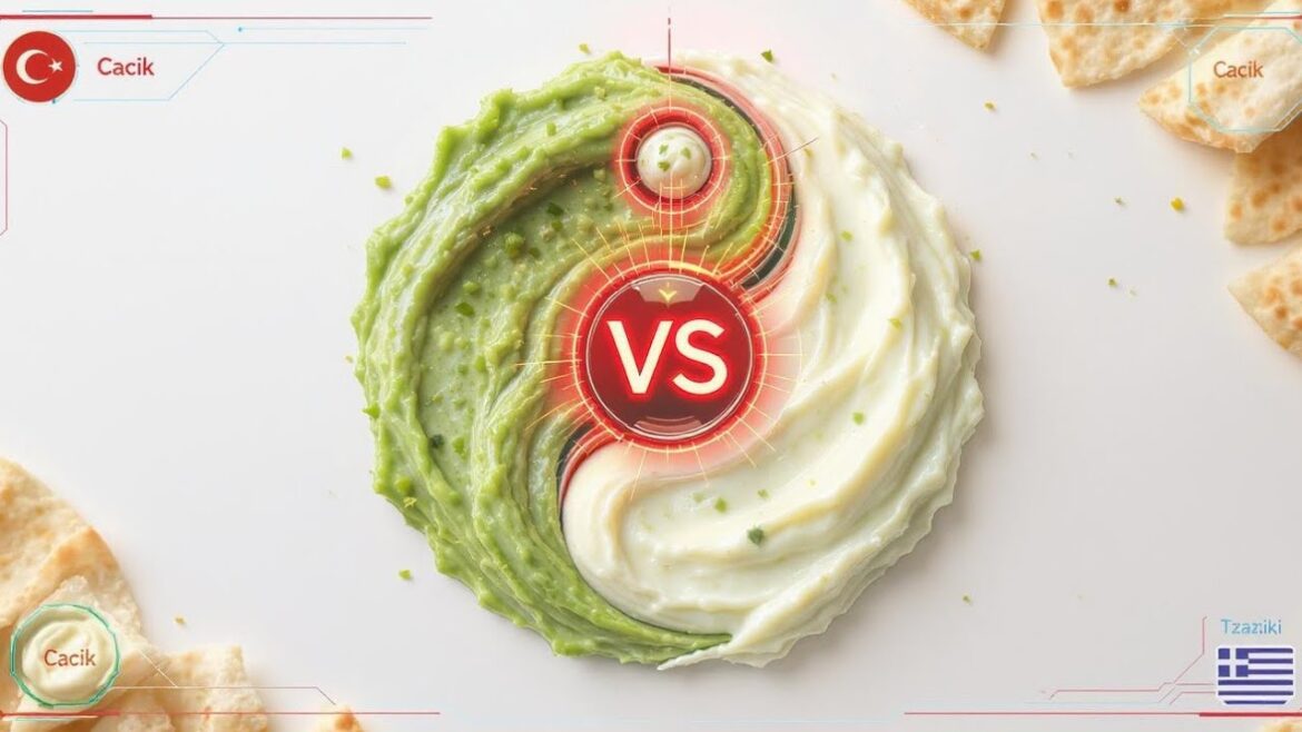 Turkish Cucumber Yogurt Dip Cacik vs Tzatziki
