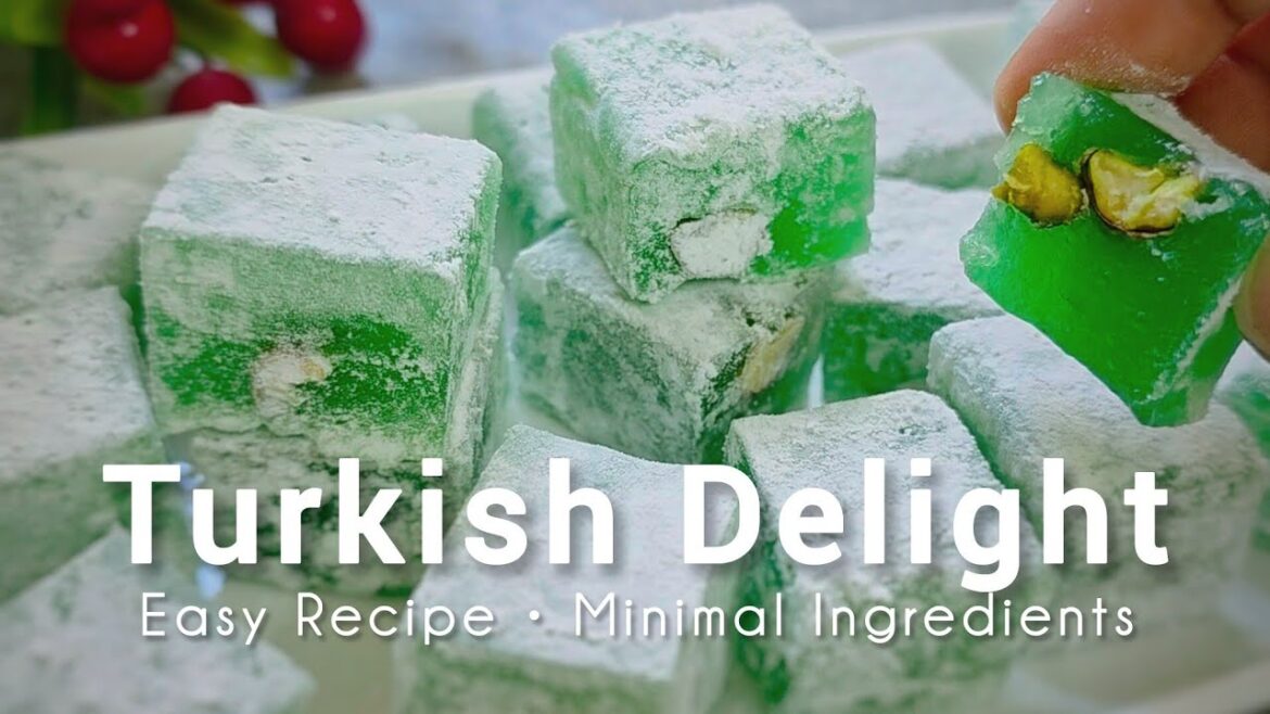 Easy Sweet to try this Christmas | Turkish Delight