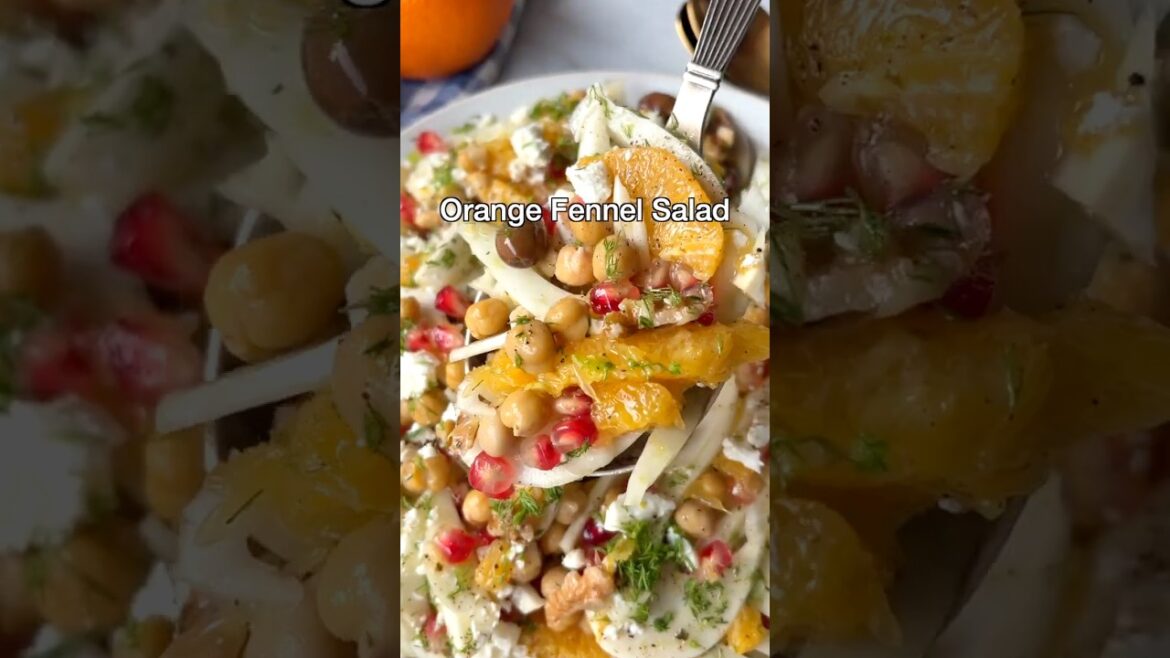 Mediterranean Holiday Salad (Fennel and Orange Salad)