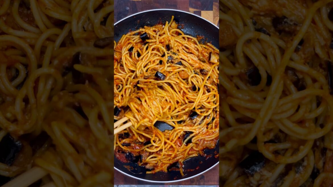 Want a Delicious Eggplant Spaghetti Recipe Kids Will LOVE?