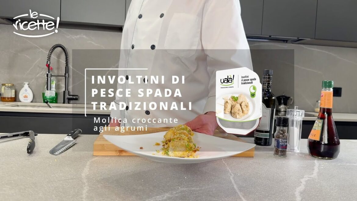 INVOLTINI DI PESCE SPADA TRADIZIONALI con panatura agli agrumi