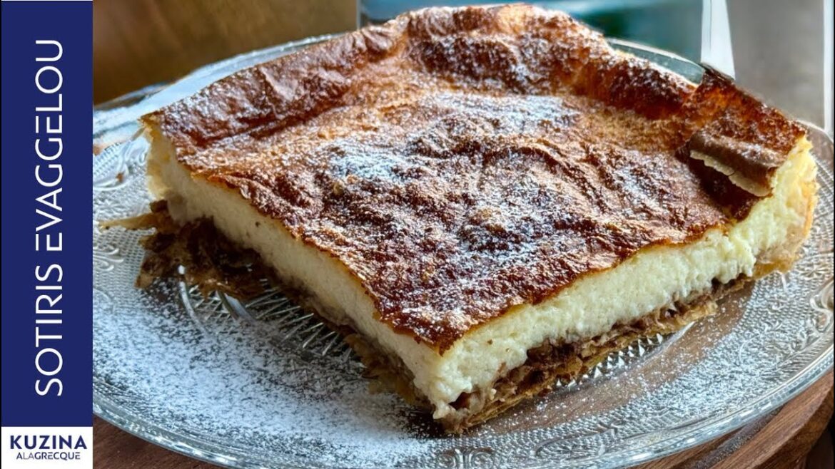 Γαλατόπιτα Τυρναβίτικη Tyrnavos Milk Pie | Sotiris Evaggelou