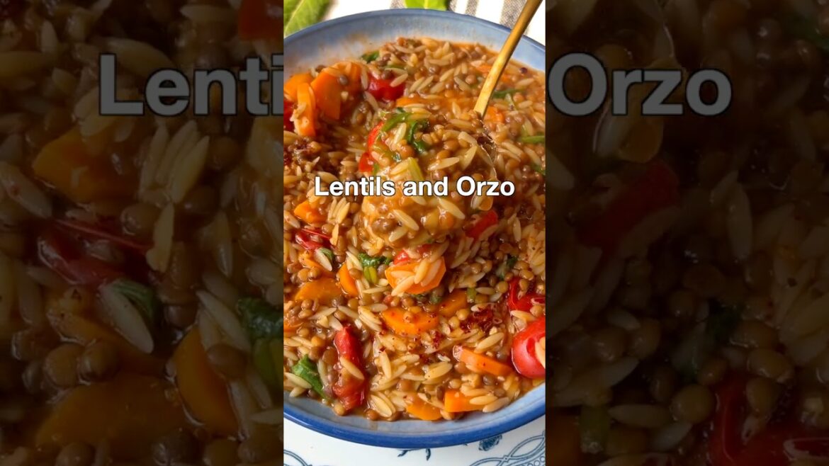 One-pot Lentil and Orzo Dinner