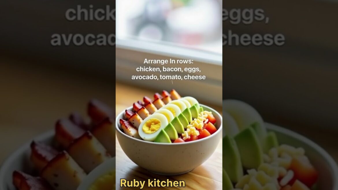 How to make Cobb Salad (USA Classic) #recipe