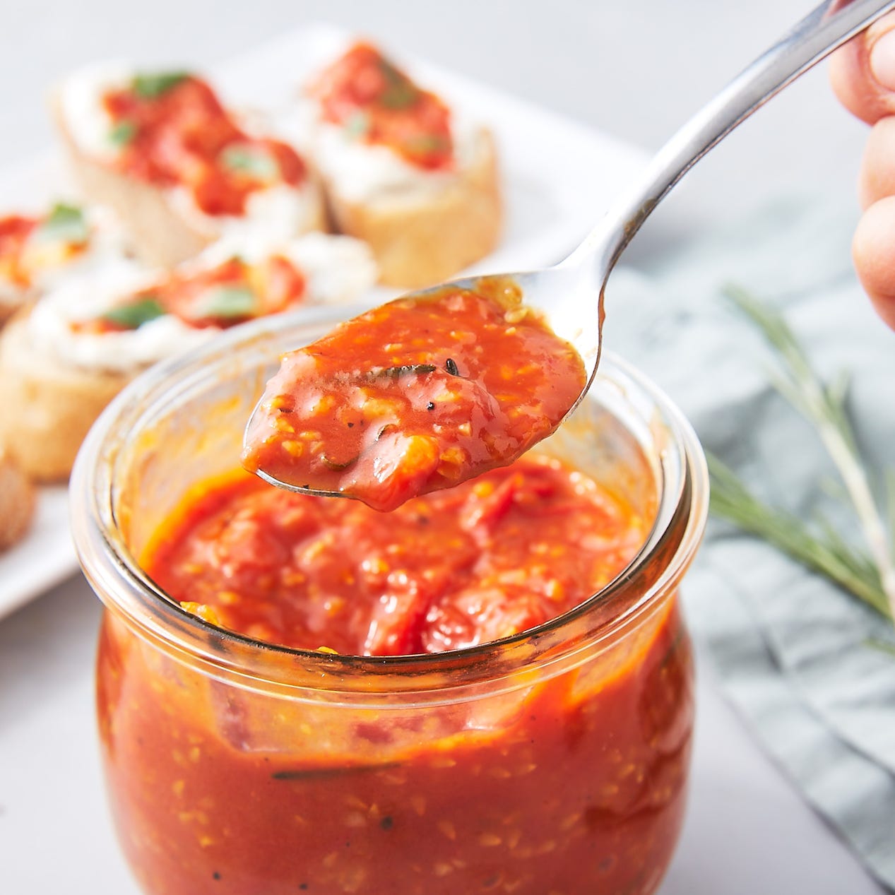 tomato jam with rosemary