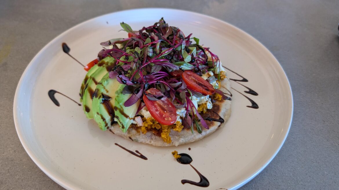 The Avocado Roti at Kurrypinch (their version of avocado toast)