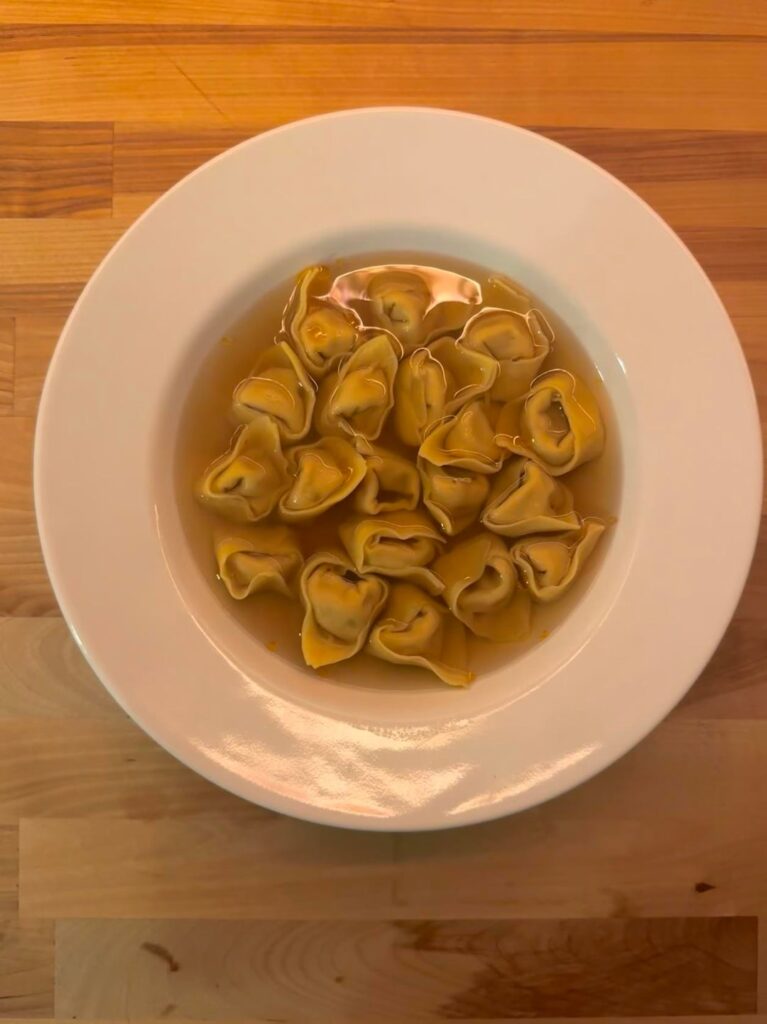 Made some very nice looking clear chicken stock and immediately knew what to do with it.