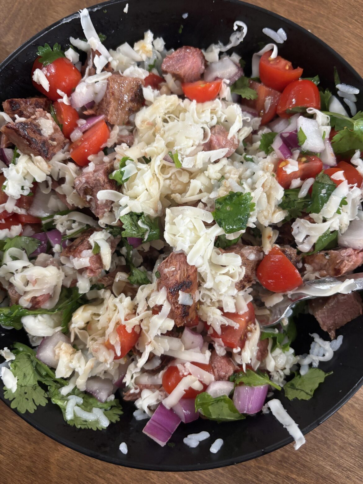 I’ve eaten the same dinner for 8 weeks straight, and will for another 8. Steak Bowl