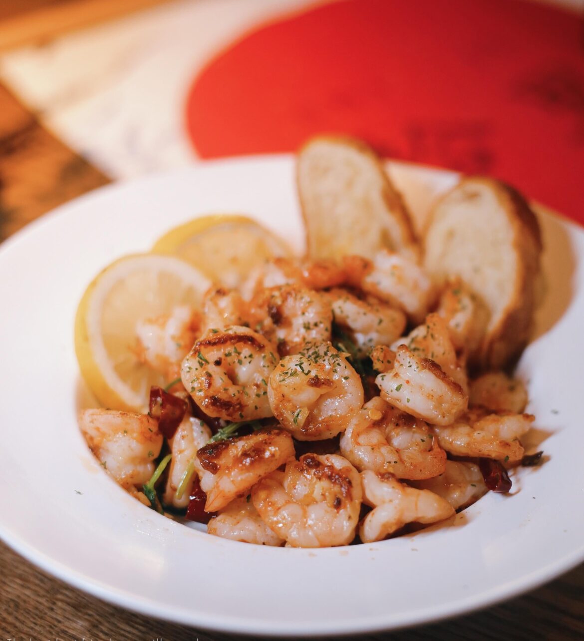 Made Spanish-style butter shrimp today. Simple, warm, and comforting.