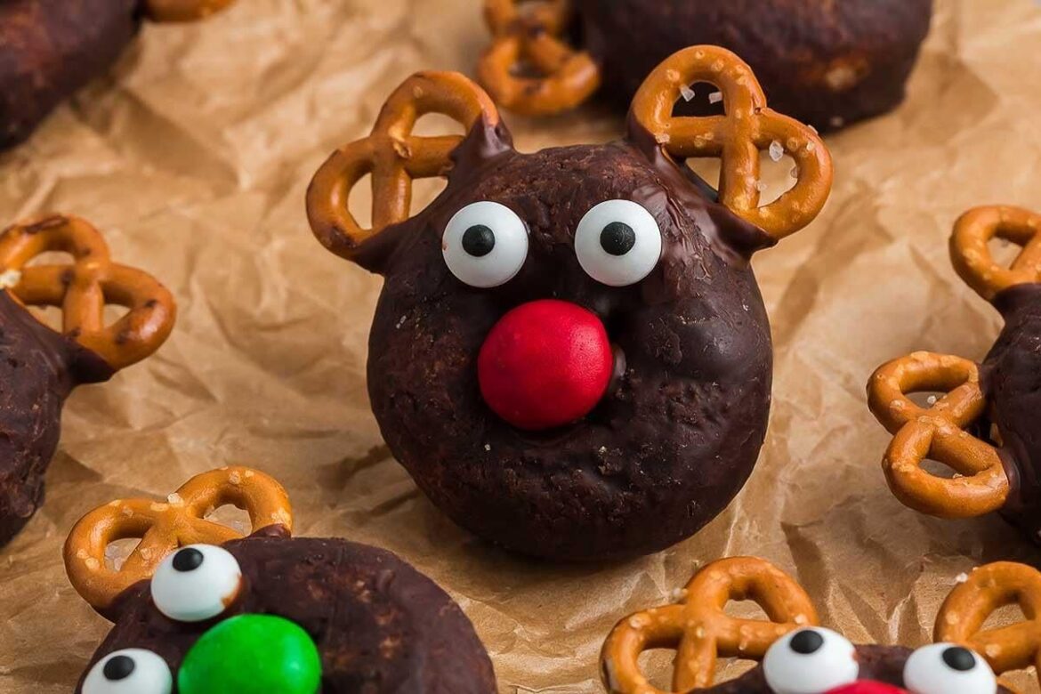 Rudolph the Reindeer Donuts