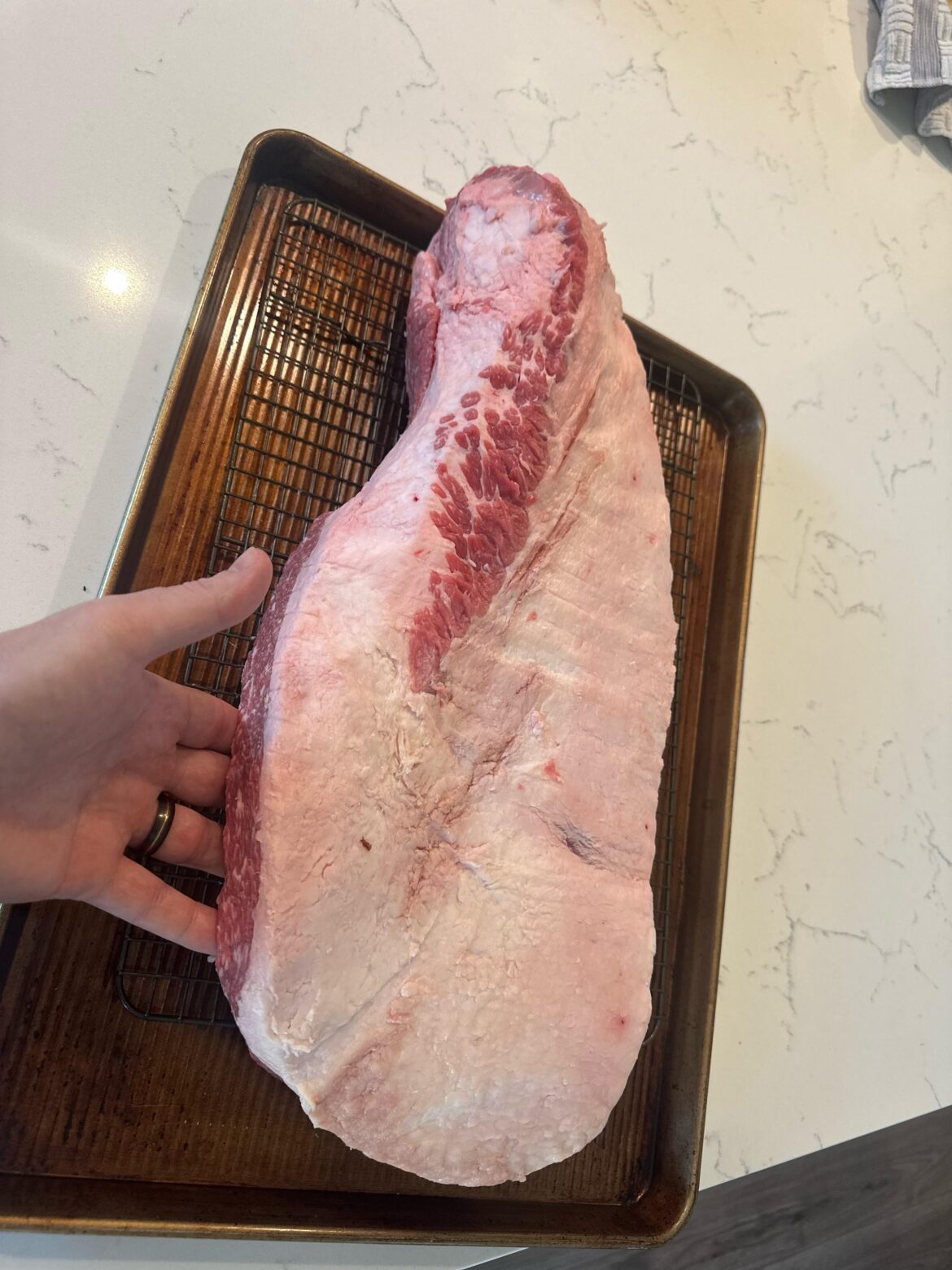 Rate my brisket trim