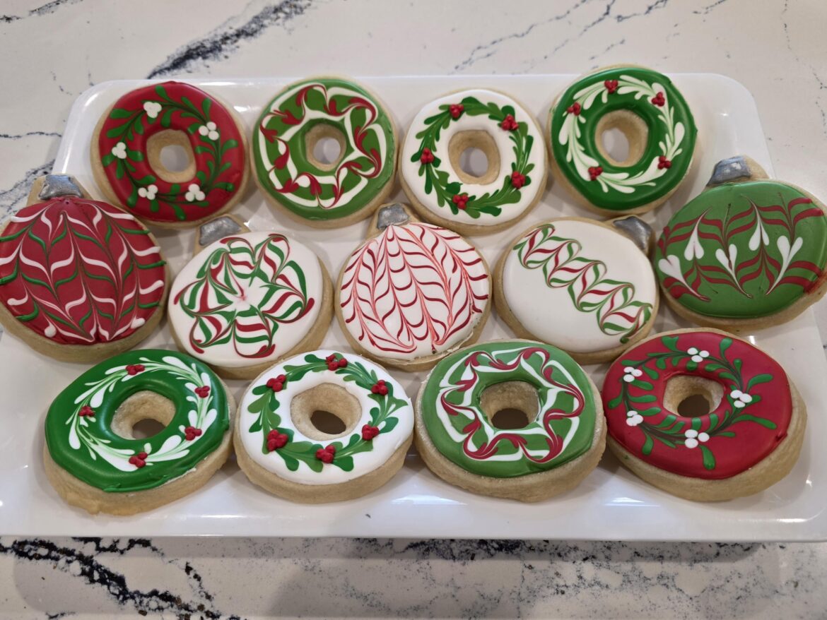 My first attempt at fancy sugar cookies was a success