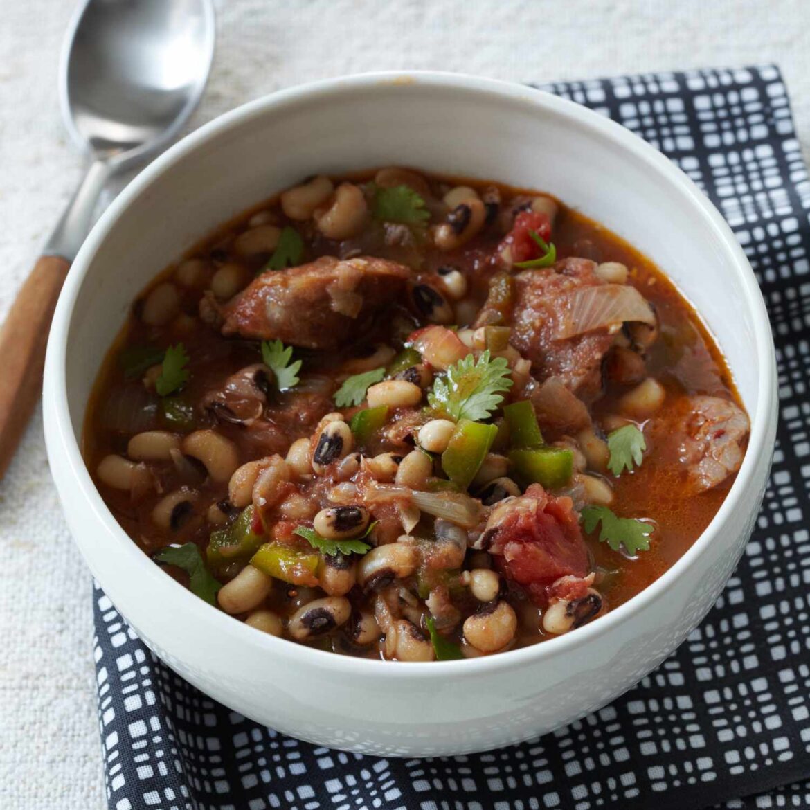 Black-Eyed Pea Stew with Sausage Recipe Black-Eyed Pea Stew with Sausage Recipe
