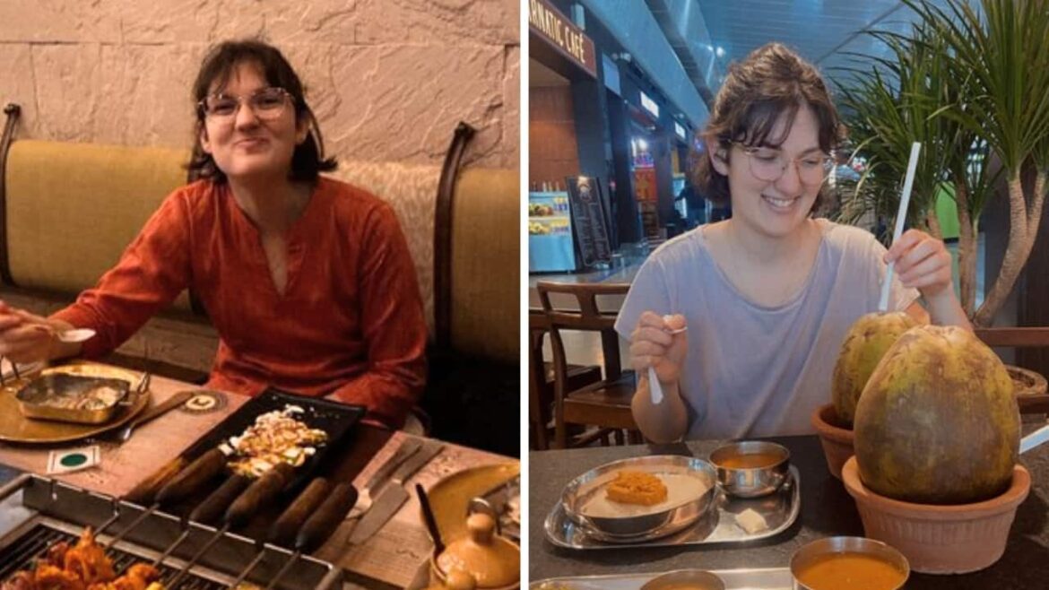 French woman hails Indian vegetarian food over meats; says a restaurant in Denmark offered only popcorn as a veg option French woman hails Indian vegetarian food over meats