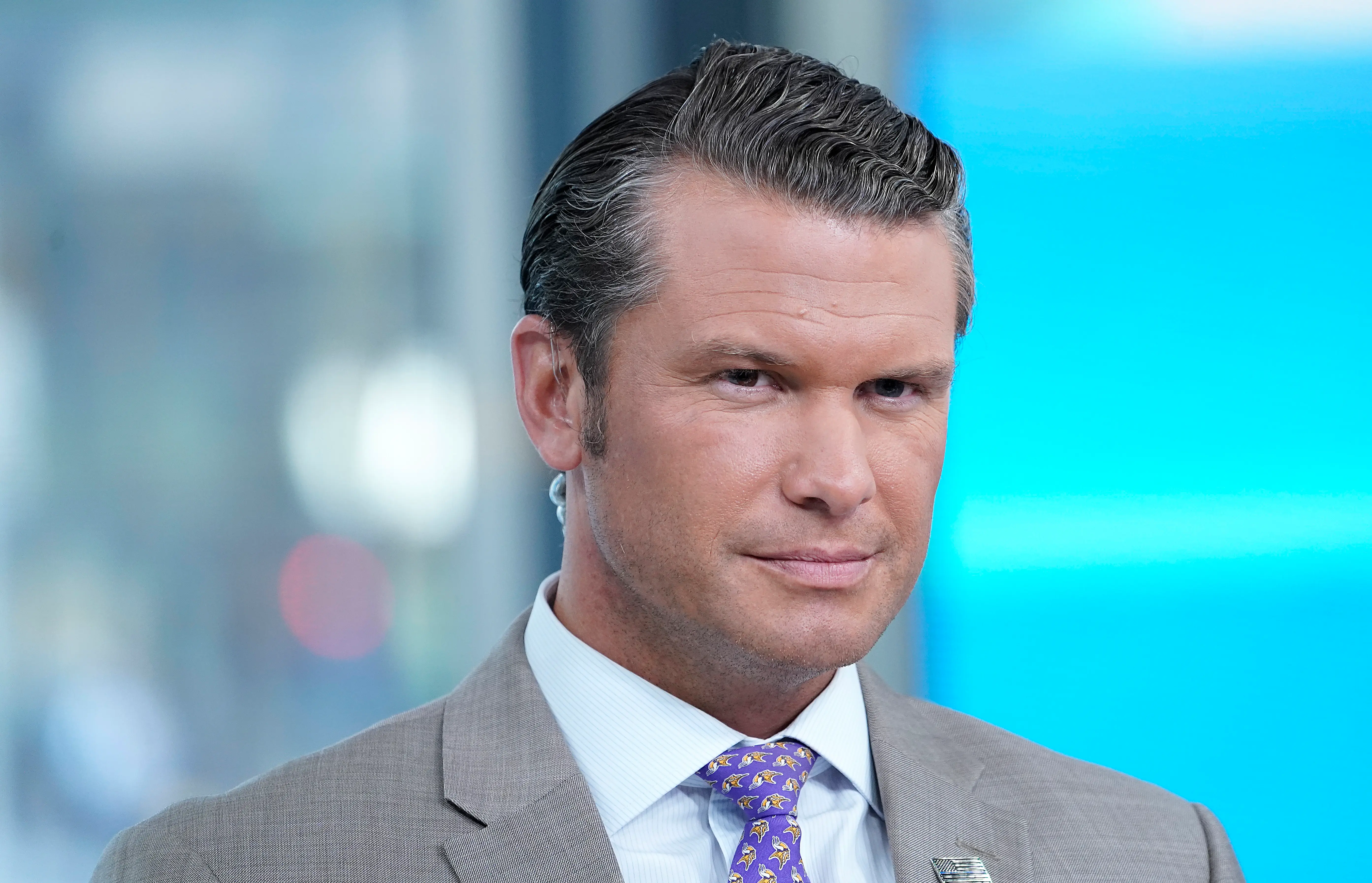 NEW YORK, NEW YORK - AUGUST 09: Fox anchor Pete Hegseth interviews entrepreneur and venture capitalist Peter Thiel during "FOX & Friends" at Fox News Channel Studios on August 09, 2019 in New York City. (Photo by John Lamparski/Getty Images)