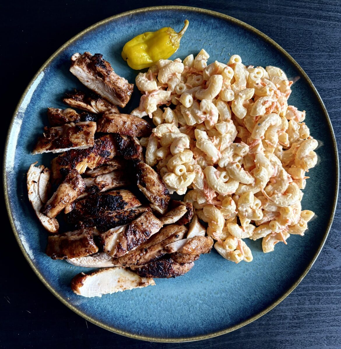 Jamaican Jerk Chicken w/ Hawaiian Mac Salad Jamaican Jerk Chicken w/ Hawaiian Mac Salad