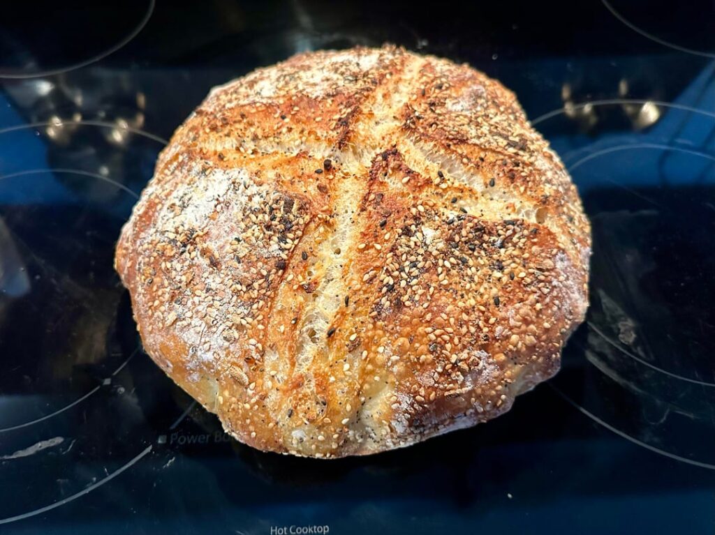 Everything bagel bread