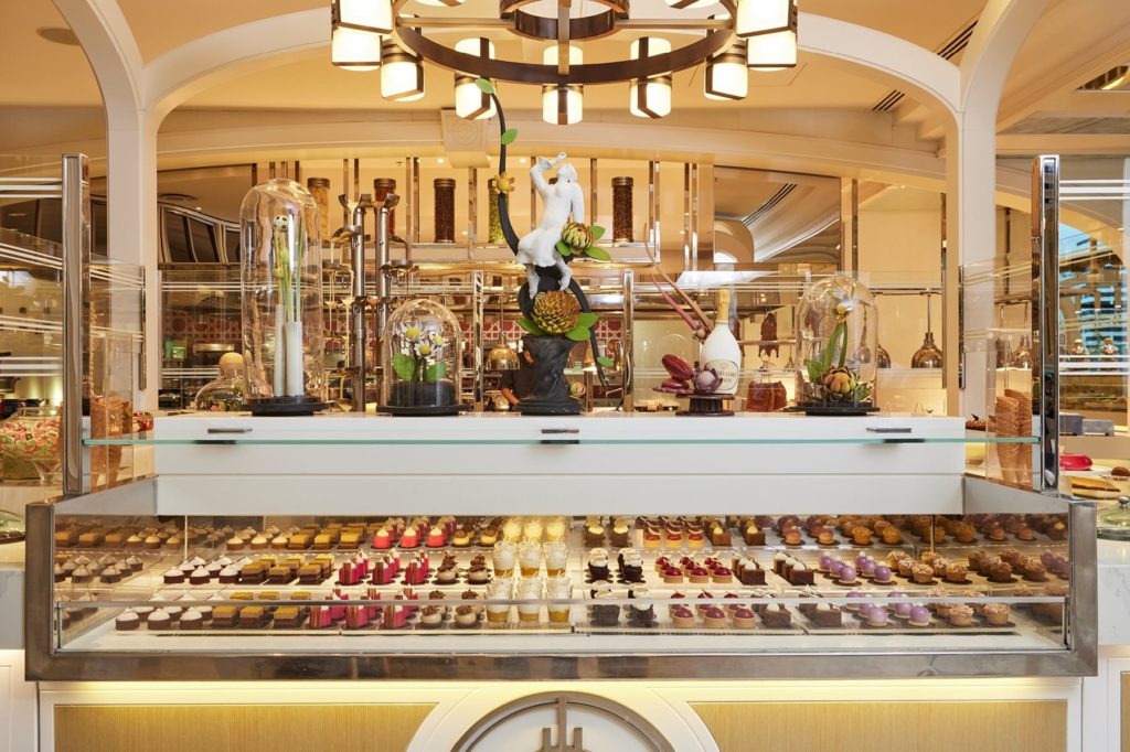 a selection of desserts at Conservatory in Crown Melbourne