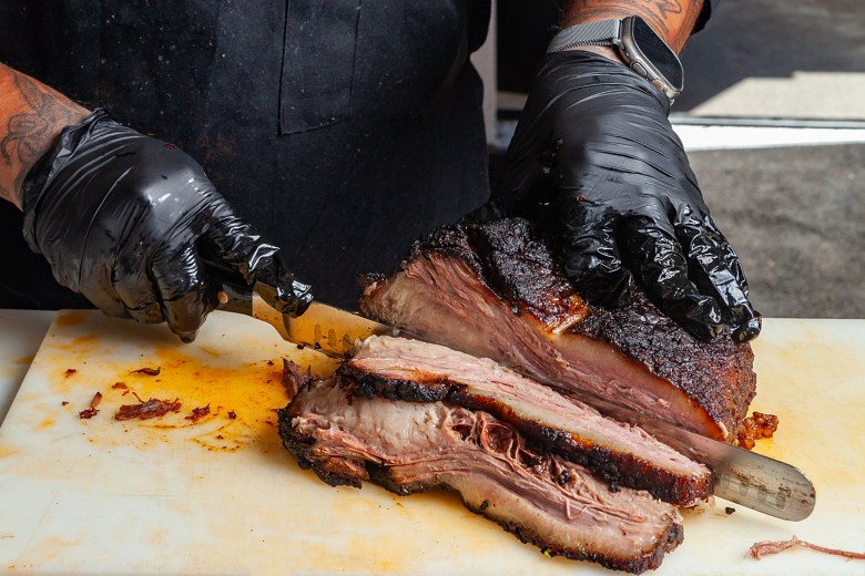The Whiskey ‘N Rye hickory-smoked brisket is a cut above.