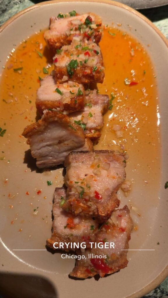 Crying Tiger - first time going