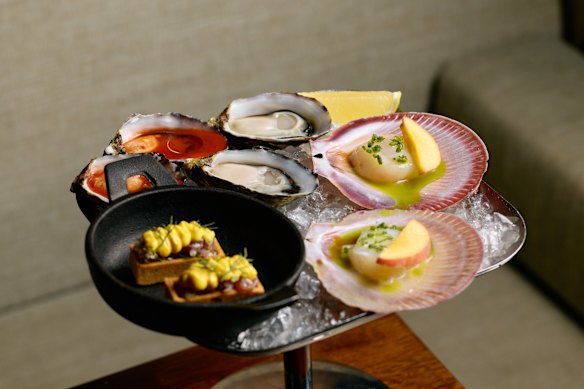 Beyond his variations on some French classics, Palmer’s menu has a heavy focus on seafood.