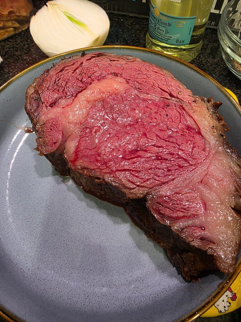 Just wanted to show off my rib roast made on Christmas Eve!