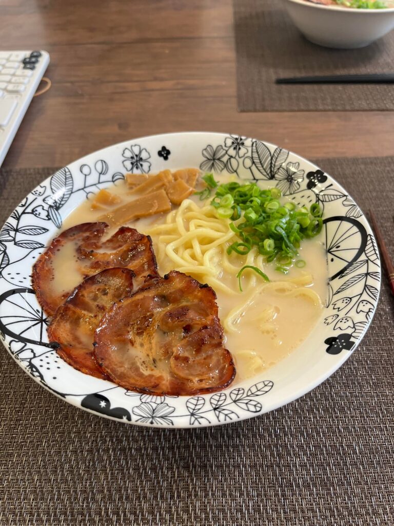 My Lunch today, homemade fresh ramen.
