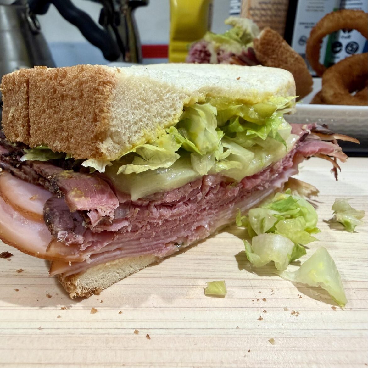 Ham and pastrami