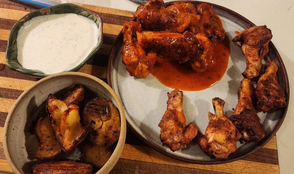 Warriors wings from Sunday