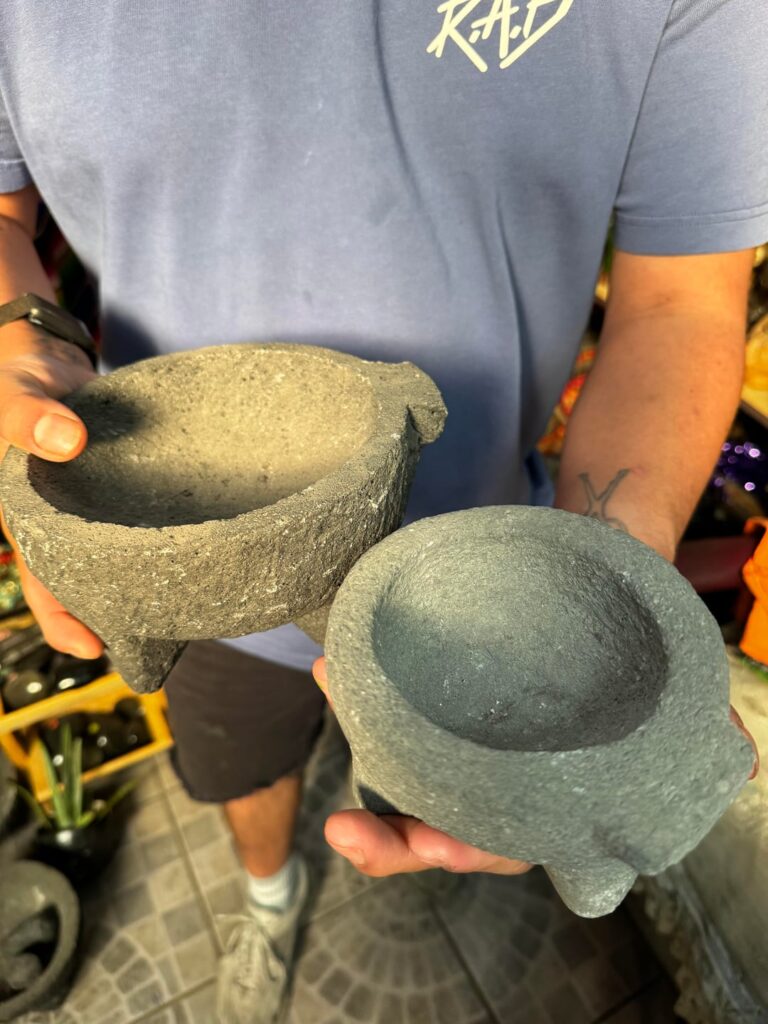 Having a hard time telling if these are genuine molcajetes or not… any tips on how to tell?