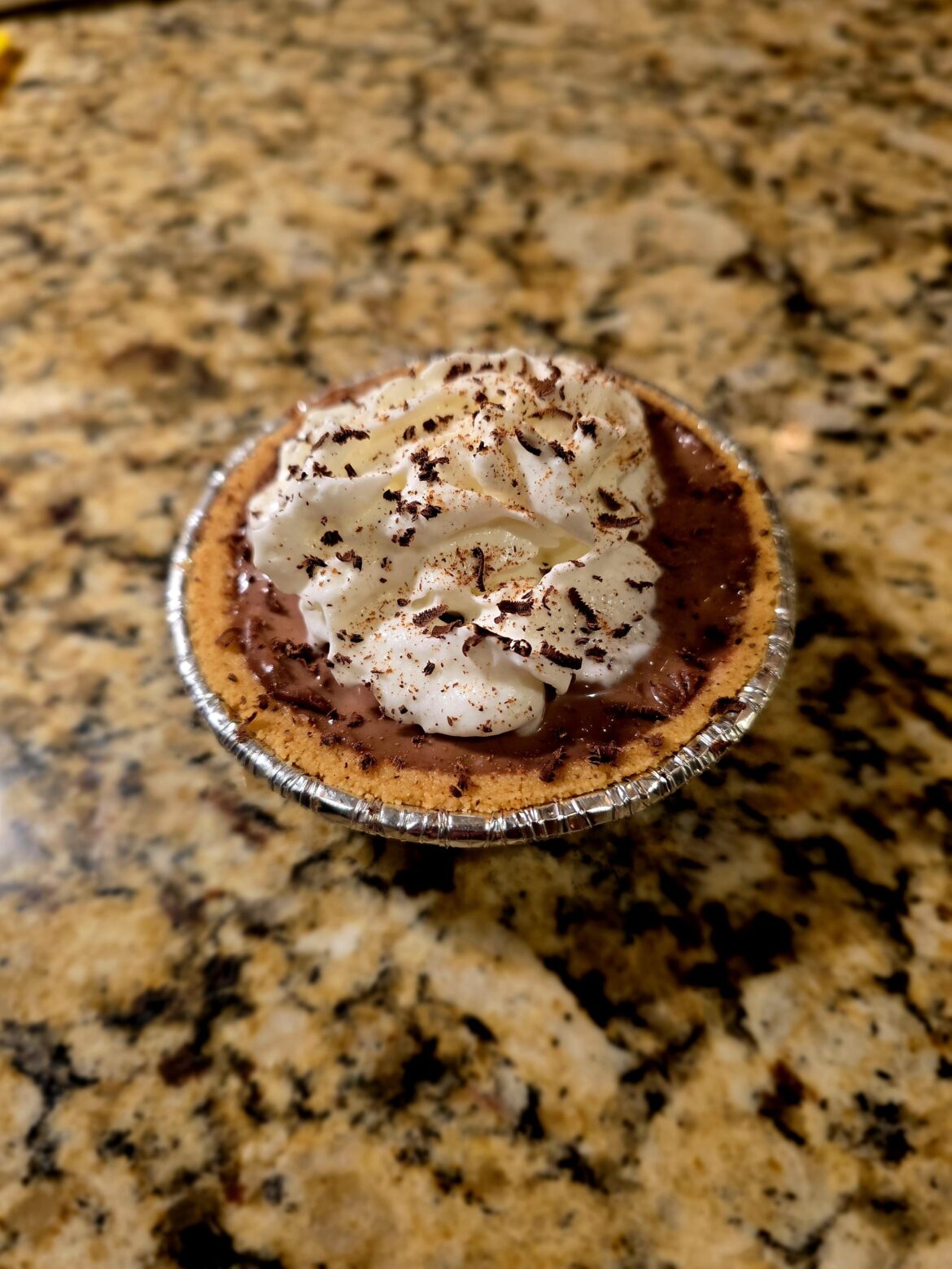 Mini Chocolate Pudding Pies I Made Tonight. They were great 😁