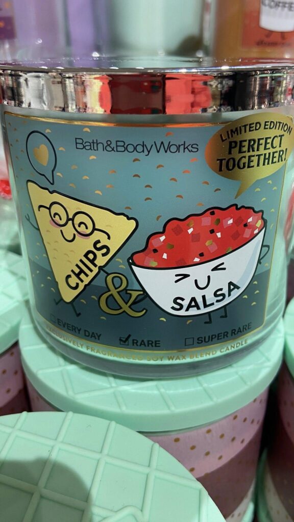 Yes this is a real product Bath and Bodyworks is selling - Chips and salsa candle