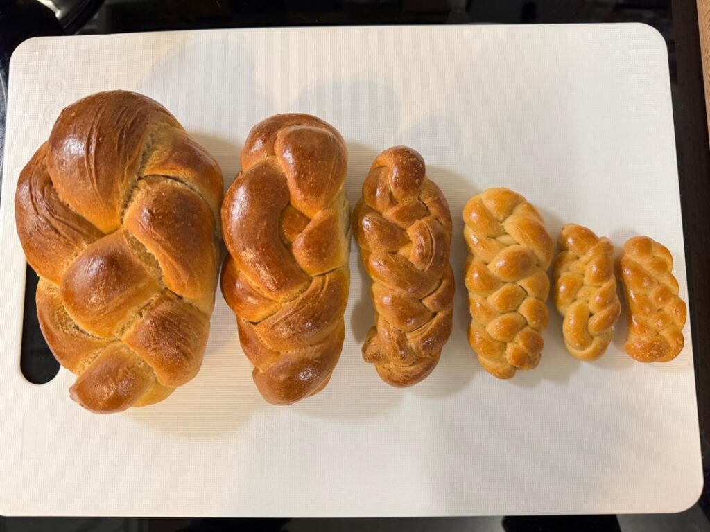 I made increasing miniature Butterzopfs!