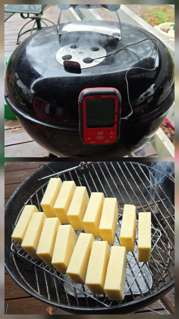 Smoked Cheese on the Weber Kettle