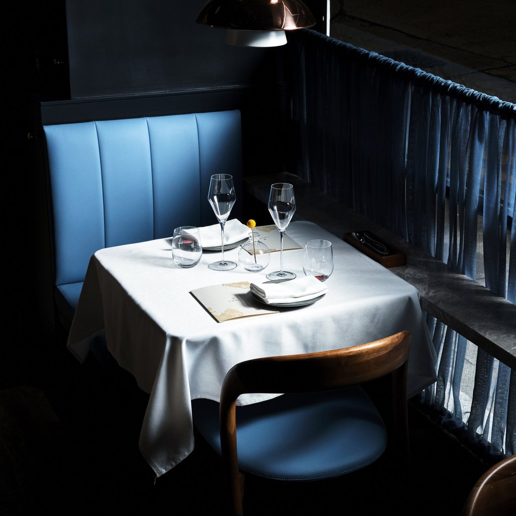 A window table at Embla restaurant. Photo: Handout