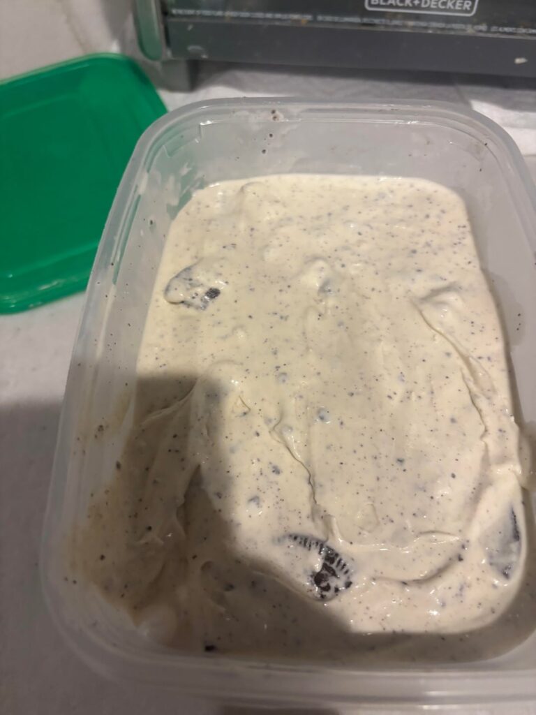 White chocolate oreo