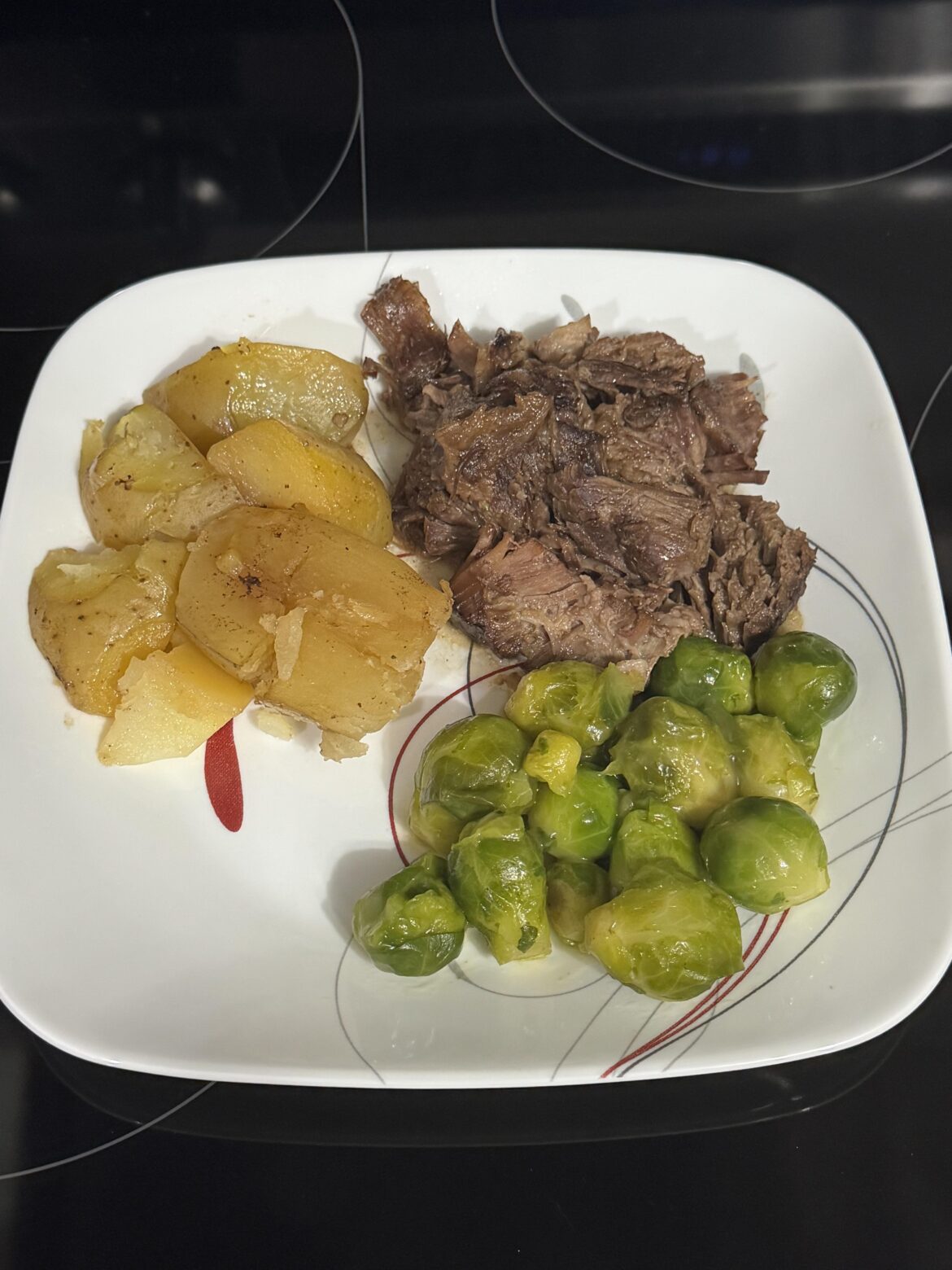 Basic pot roast tonight, but it was delicious