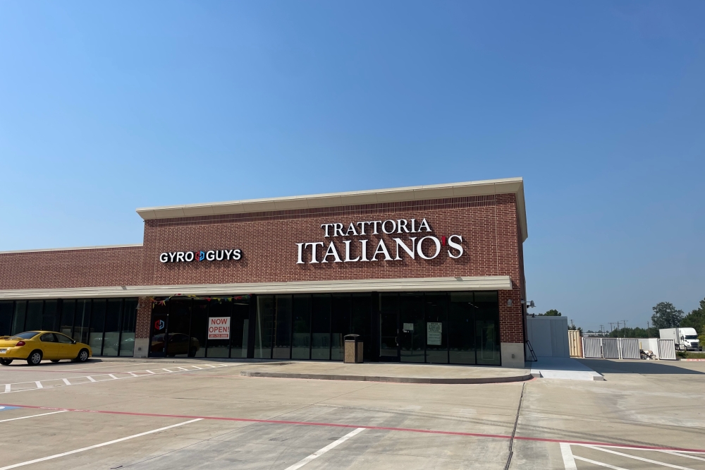 Italiano’s Restaurant now serving Italian fare in New Caney The new restaurant is located in the Centre at Gene Campbell retail center at the front of the East Montgomery County Industrial Park. (Emily Lincke/Community Impact)