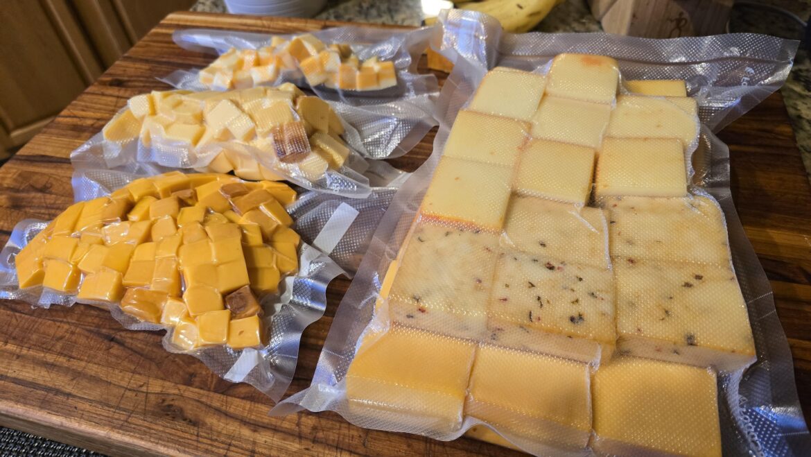 Cheese haul ready for the holidays