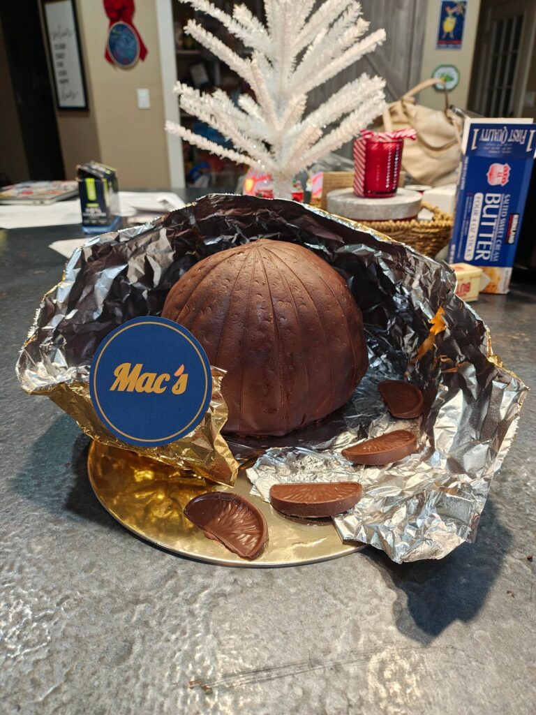 My Chocolate orange cake for my brother