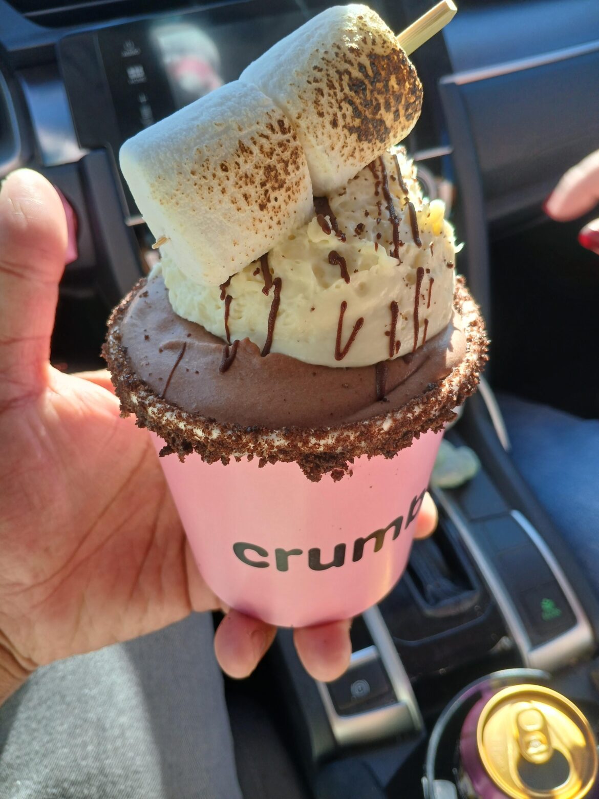 Crumbl Cookies & Cream Cocoa Mousse Cup