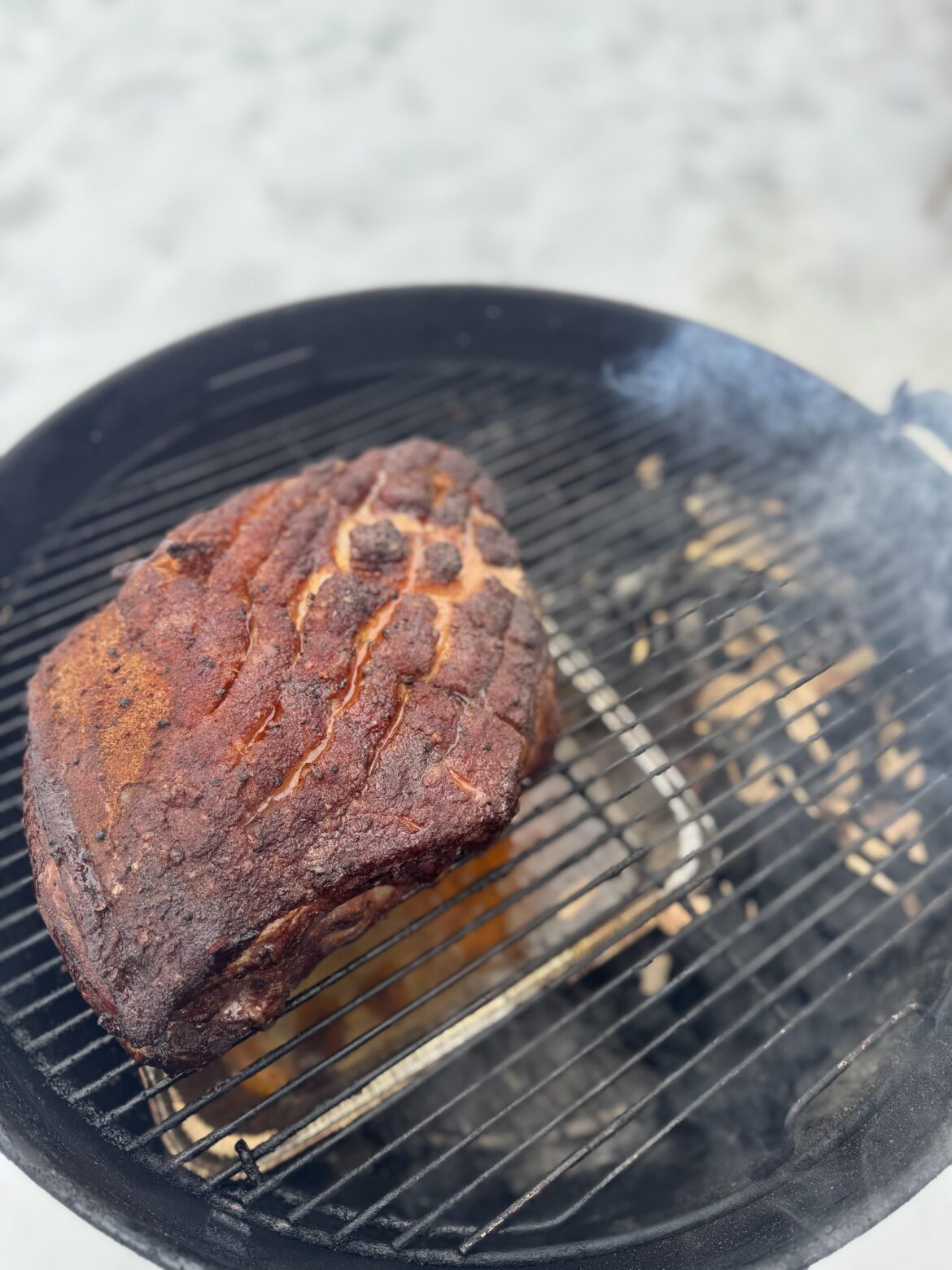 Nothing like some good ol’ winter grilling