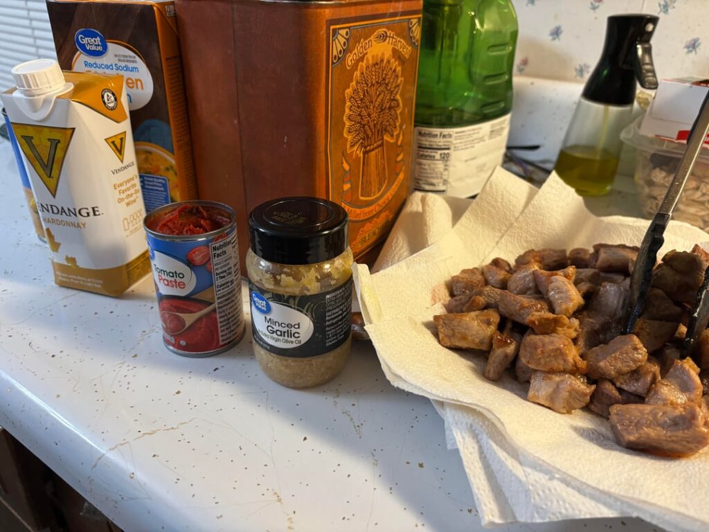 Cheap Pork Stew (My own recipe based very loosely off ingredients from another recipe) Cheap Pork Stew (My own recipe based very loosely off ingredients from another recipe)