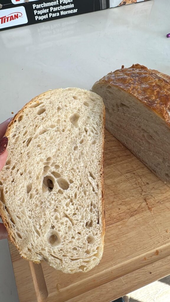 The secret really is a properly active starter…who knew! 😅😅