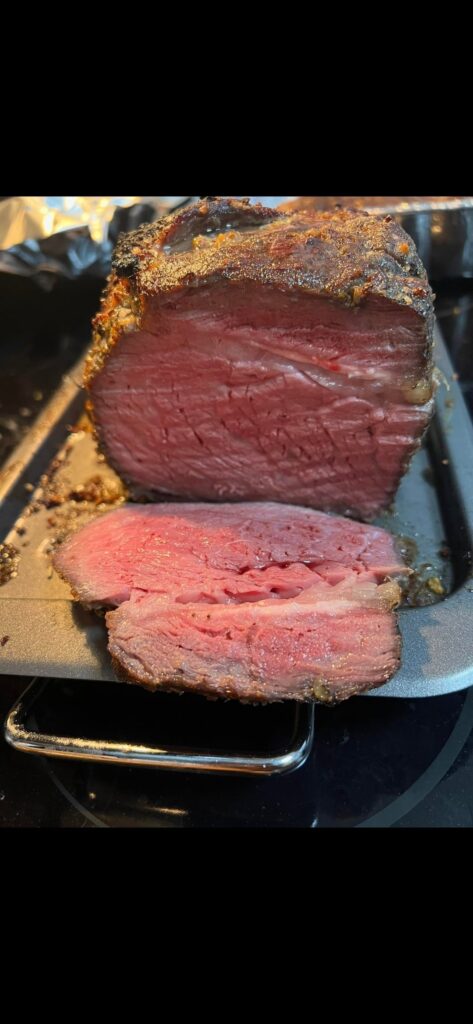 My first time cooking prime rib!