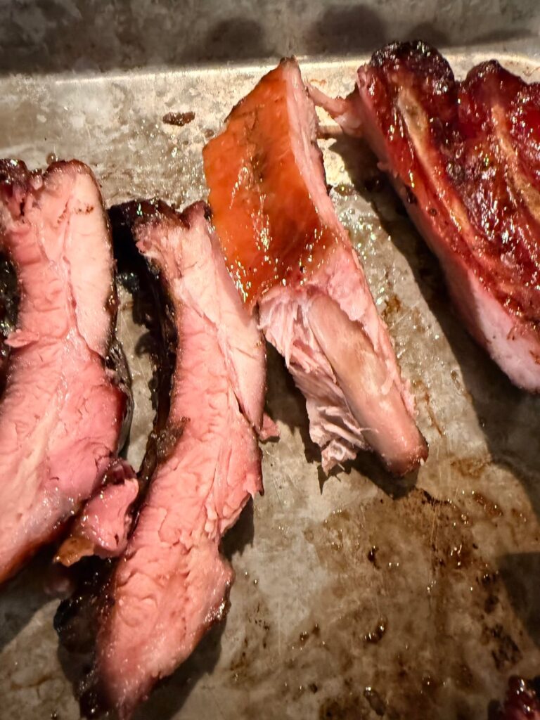 Ribs in 20 degree weather and 6500 ft elevation Ribs in 20 degree weather and 6500 ft elevation