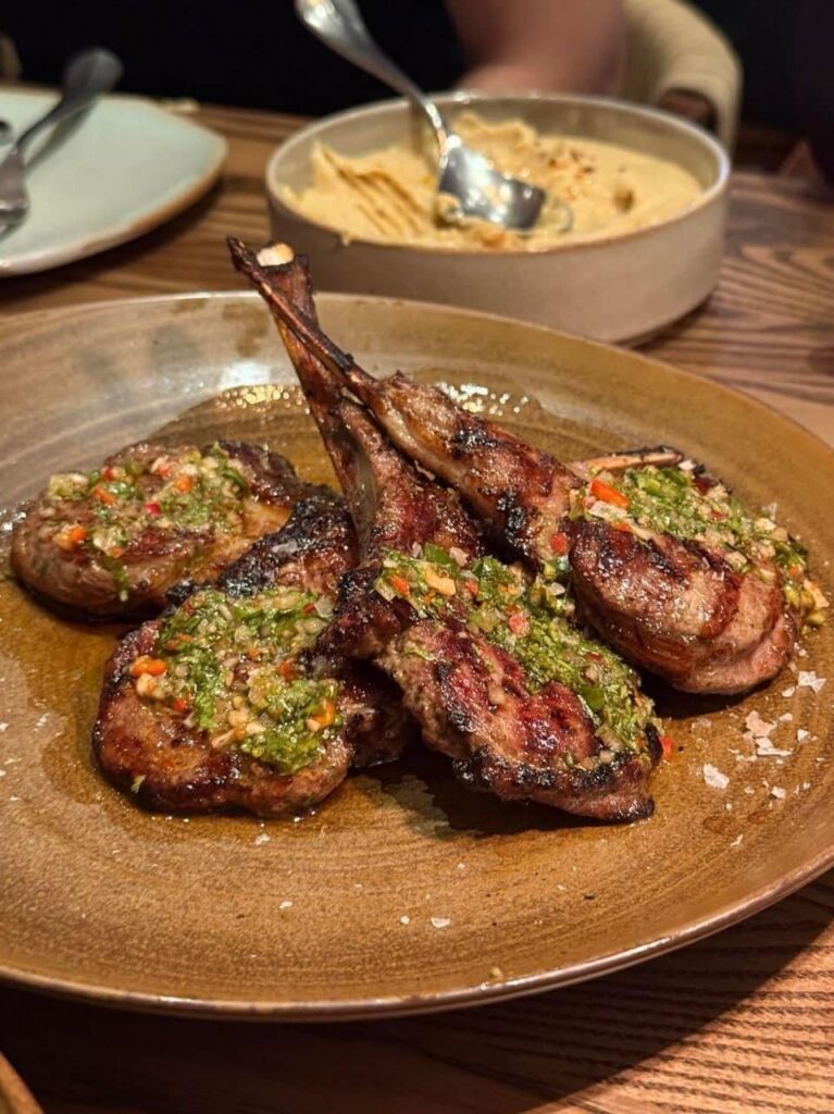 Roasted lamb came out better than expected